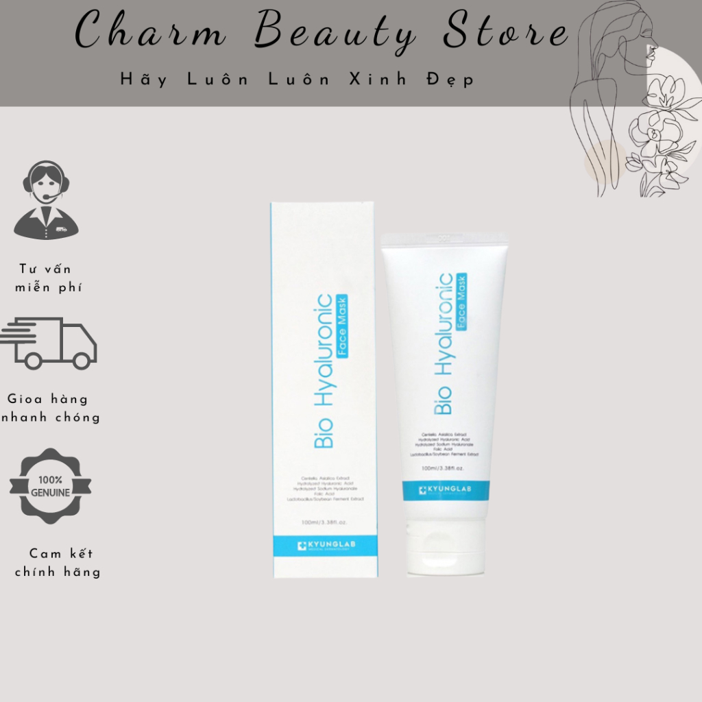 Mask KyungLab Chính Hãng, Mặt Nạ B9 Bio Hyaluronic 100ml Phục Hồi Tái Tạo Da Hợp 100ml