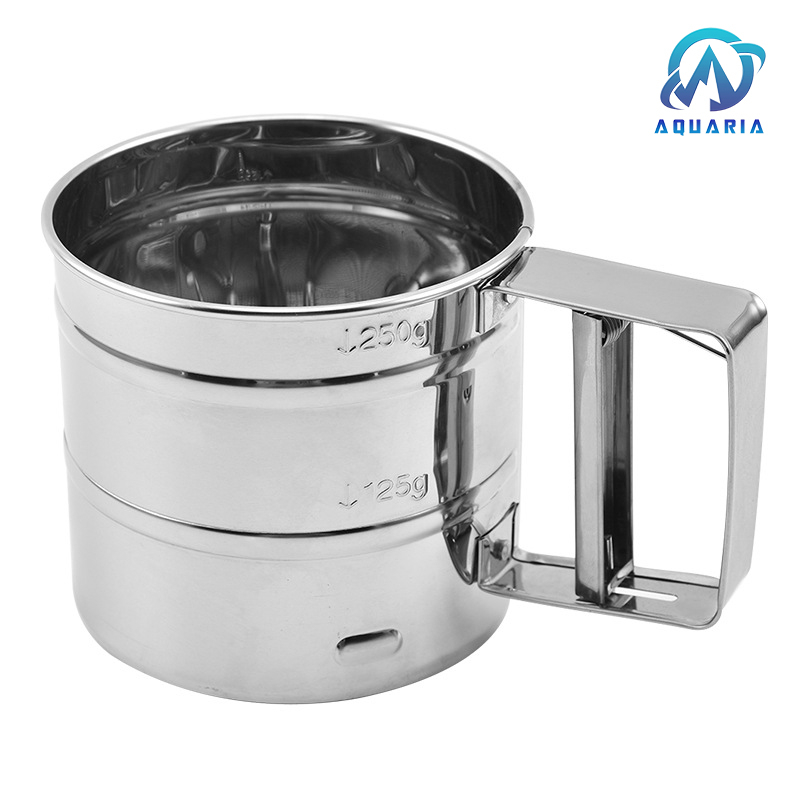 Rây Bột Cầm Tay Cốc Rây Bột Inox Cao Cấp Dụng Cụ Làm Bánh Tiện Lợi