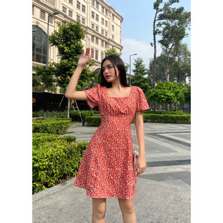 OLV - Đầm Laney Square Neck Dress