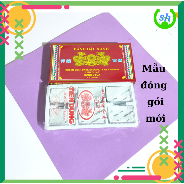 Bánh đậu xanh Tiên Dung Hải Dương - 2 HỘP - mẫu mới