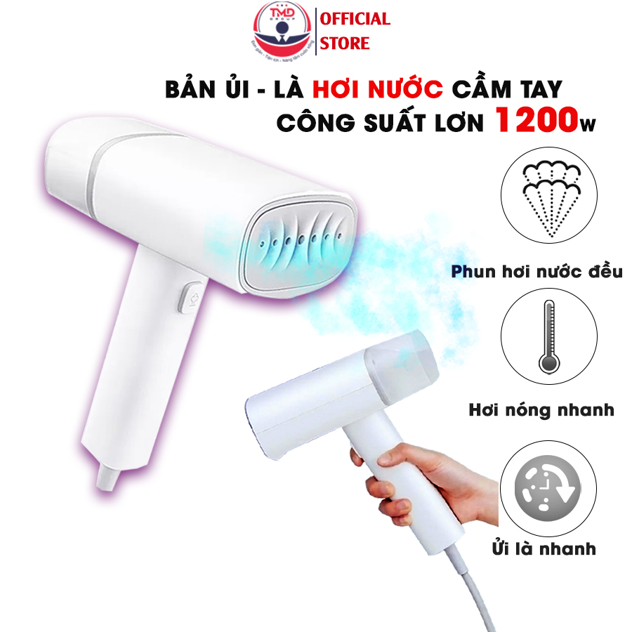 Bản Ủi Hơi Nước Cầm Tay Bình Chưa Nước 150ml Phun Sương Đều Công Suất 306W Thiết Kế Nhỏ Gọn - TMD GROUP