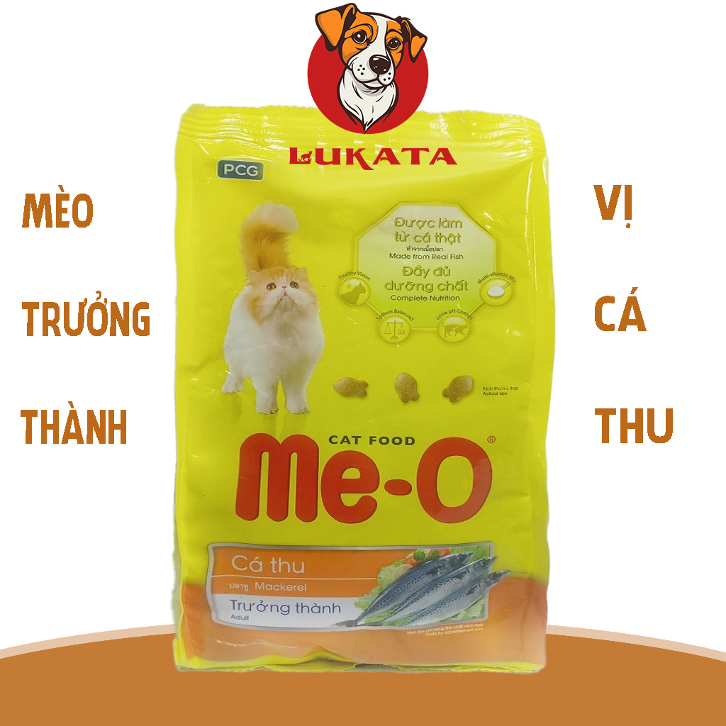 Thức Ắn Cho Mèo Me-O Cá Thu 350G - Hạt Cho Mèo Me-O - LUKATA