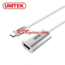 BỘ CHUYỂN ĐỔI USB 3.1 TYPE C TO HDMI (4K) CONVERTER UNITEK Y-6316