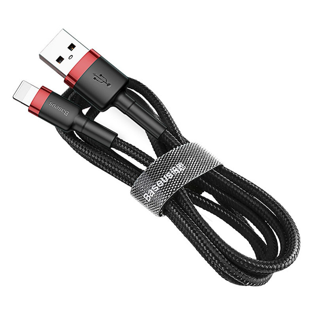 Cáp Sạc USB ip Baseus Sạc Nhanh 3A QC 3.0 Dây Bọc Dù Dài 1m/2m/3m Cho Điện Thoại Samsung Huawei Xiaomi