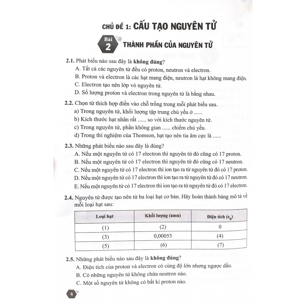 Sách - Bài tập Hóa học 10 - Cánh Diều