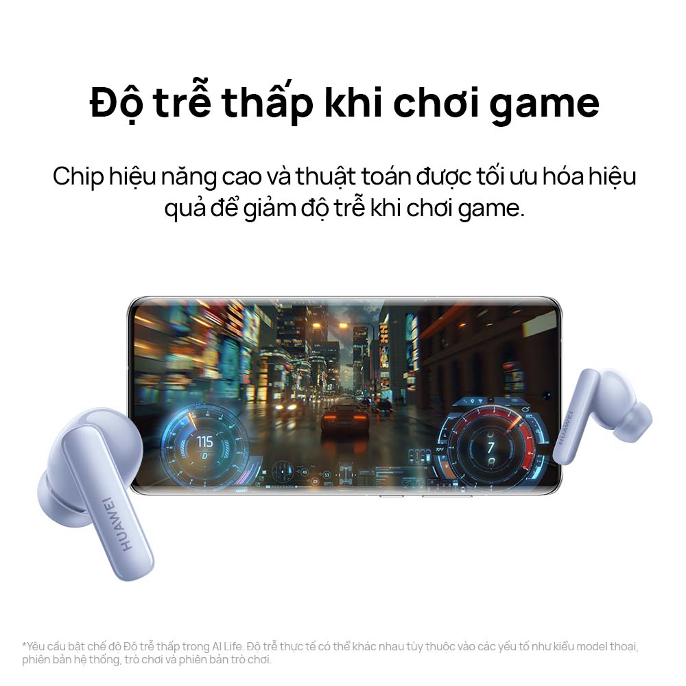 Tai Nghe Không Dây Huawei FreeBuds 5i | Phân giải cao | Chống ồn chủ động đa chế độ 42dB