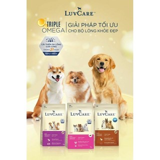 Luvcare triple omega Thức ăn hạt khô chứa omega 369 cho chó