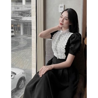 Đầm thiết kế bigsize tiểu thư