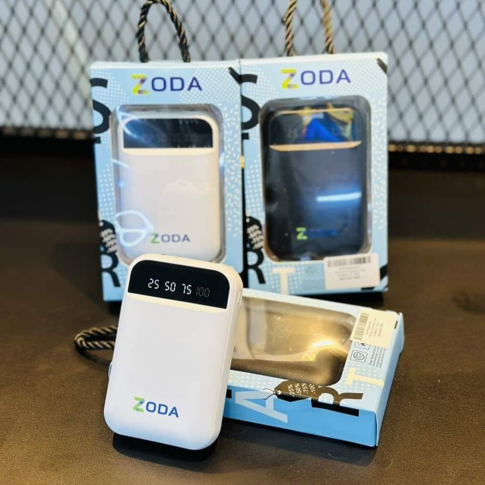 Pin sạc dự phòng Zoda 10.000mAh - Phân phối ĐỘC QUYỀN - Nhỏ gọn, dụng lượng lớn, màn hình điện tử, tích hợp đèn pin