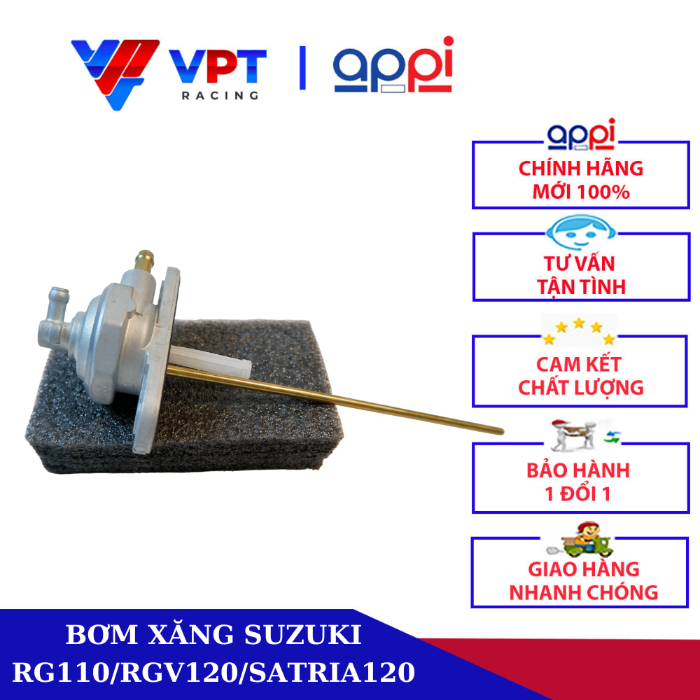 Bơm xăng cho xe Suzuki RG110 / RGV120 / Satria 120 chính hãng APPi