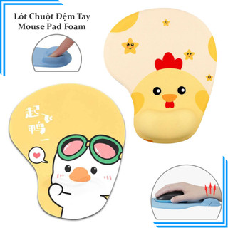 Miếng lót chuột có kê tay mousepad 3d silicon