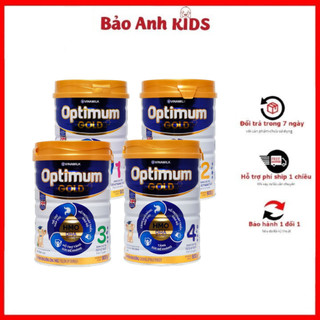 Lon sữa bột optimum gold hộp 800g giúp bé phát triển toàn diện