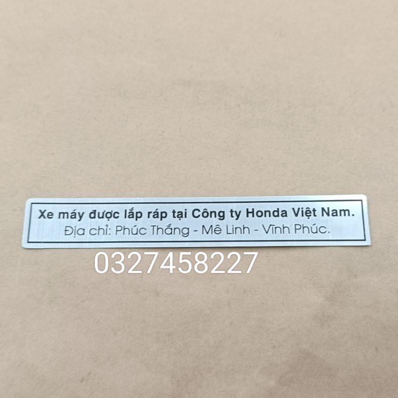 Tem thông số càng gấp, gắp xe DREAM, WAVE , FUTURE