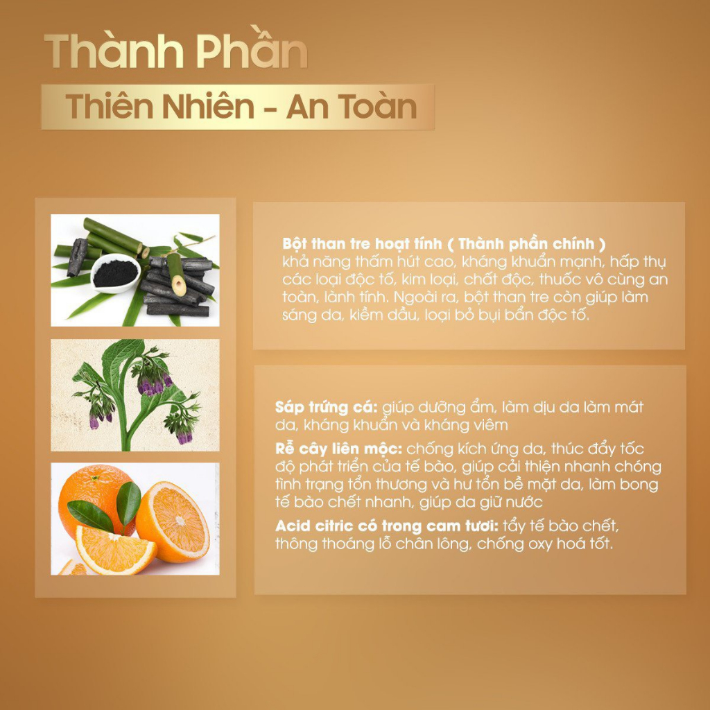 Sữa Rửa Mặt Than Tre, Làm Sạch Da, Ngăn Ngừa Lão Hoá  Gooxa - 120ml