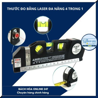 [Bách hóa online 247] Thước Đo Nivo Laser Đa Năng 4 in 1 - Thước đo tiện lợi, dễ sử dụng, đo lường chính xác, thước thủy