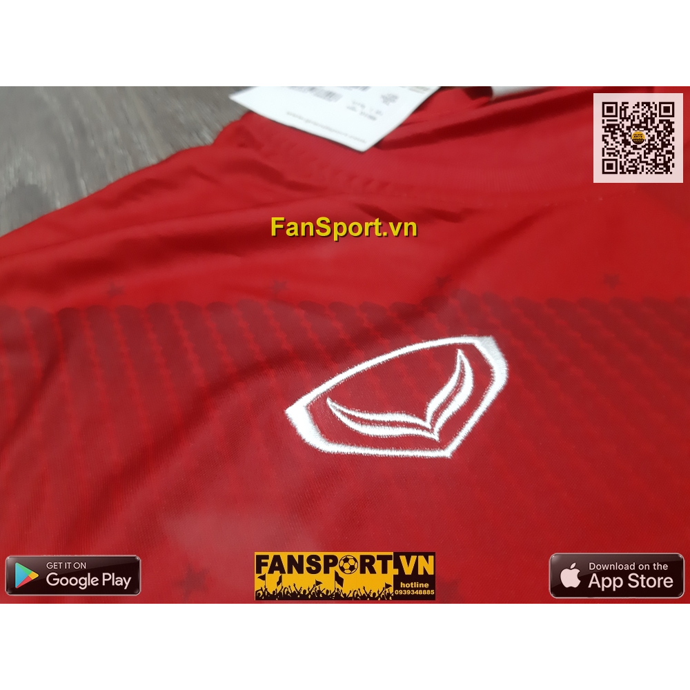 Áo đấu bóng đá đội tuyển Việt Nam 2016 home Grand Sport fan Vietnam shirt jersey 038-890 L XL chính hãng