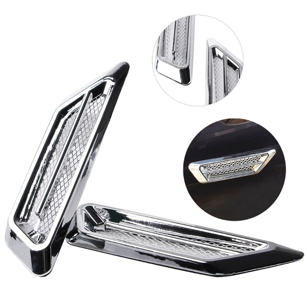 Bộ Ốp Mang Cá Giả Hốc Gió Dán Trang Trí Thân Xe, Nắp Capo Xe Ô Tô