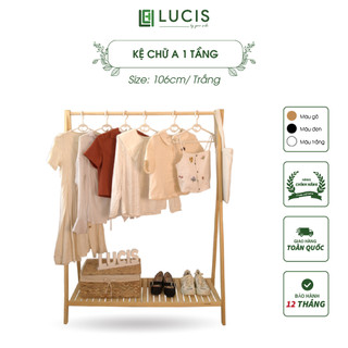 Combo kệ chữ A 106cm 1 tầng và kệ để đồ 2 tầng 60cm LUCIS