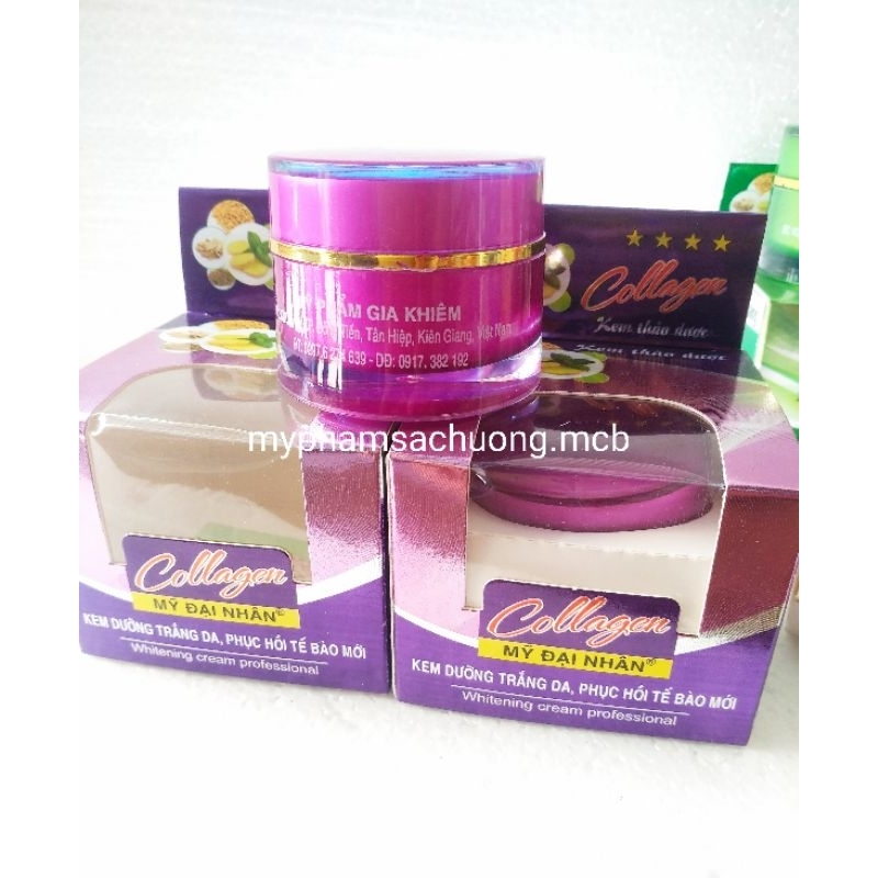 kem dưỡng trắng da phục hồi tế bào mới collagen mỹ đại nhân 25g