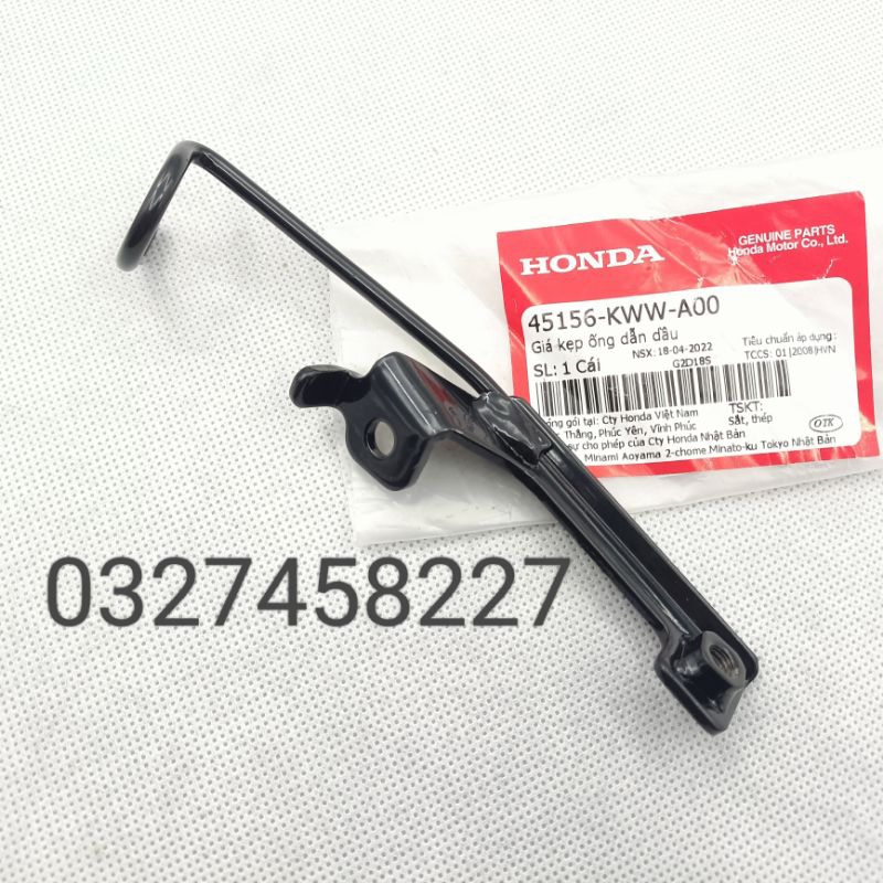 Pass kẹp ống dẫn, sợi dây dầu xe WAVE S110, RSX... zin Honda