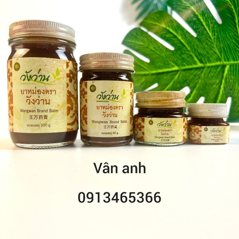 (Bán chạy nhất tại Thái Lan)(Chính hãng) Cao xoa bóp Wangwan Brand Balm