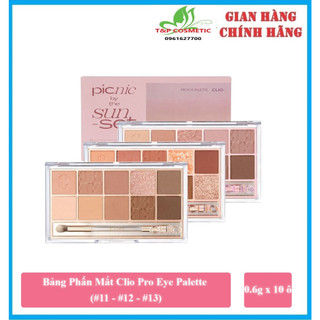 Phấn mắt clio pro eye palette chuẩn auth 10 ô