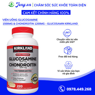 Viên uống Glucosamine 1500mg & chondroitin 1200mg 280 viên - Glucosamin Kirkland