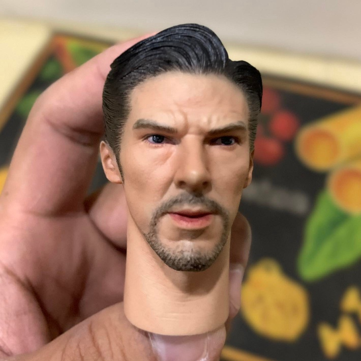 Mô hình head Doctor Strange bác sĩ Trang Avengers 1/6 - Custom figure