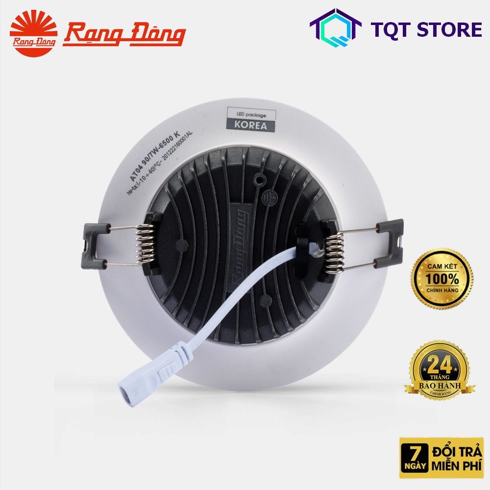 Đèn LED âm trần Rạng Đông AT04 BẢO HÀNH 24 THÁNG Đèn downlight 7W, 9W