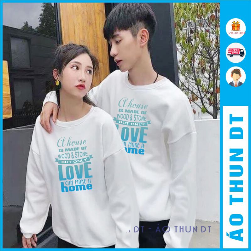 Áo đôi thu đông ấm áp, giá đăng là 1 áo