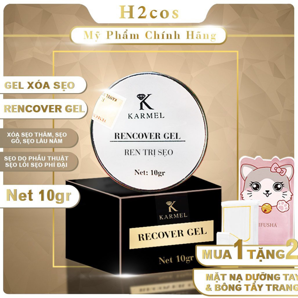 Gel xóa sẹo thâm,sẹo lồi,sẹo phì đại Gencover Gel Karmel 10g