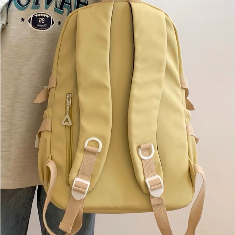 Balo nữ đi học basic FUMIAO, màu pastel dễ thương, đáng yêu