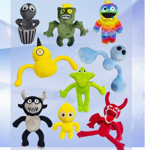 Đồ chơi nhồi bông Hình Quái Vật Hoạt Hình Roblox Rainbow Friends Game 30cm new