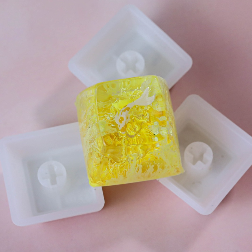 Keycap Cá koi kì dị, Nút bàn phím siêu độc lạ, dùng làm quà tặng cho người thân, profile SA