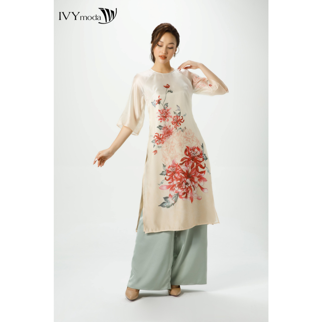 Set áo dài Hoàng Cúc IVY moda MS 86M7111