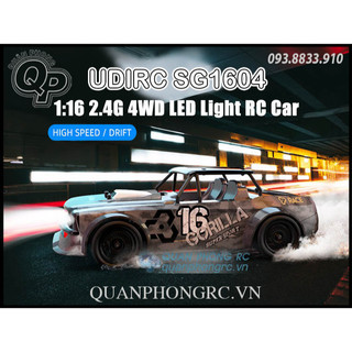 Xe điều khiển Udirc GORILLA SG1604 1/16 2.4G 4WD High Speed RC Drift Car With LED Light