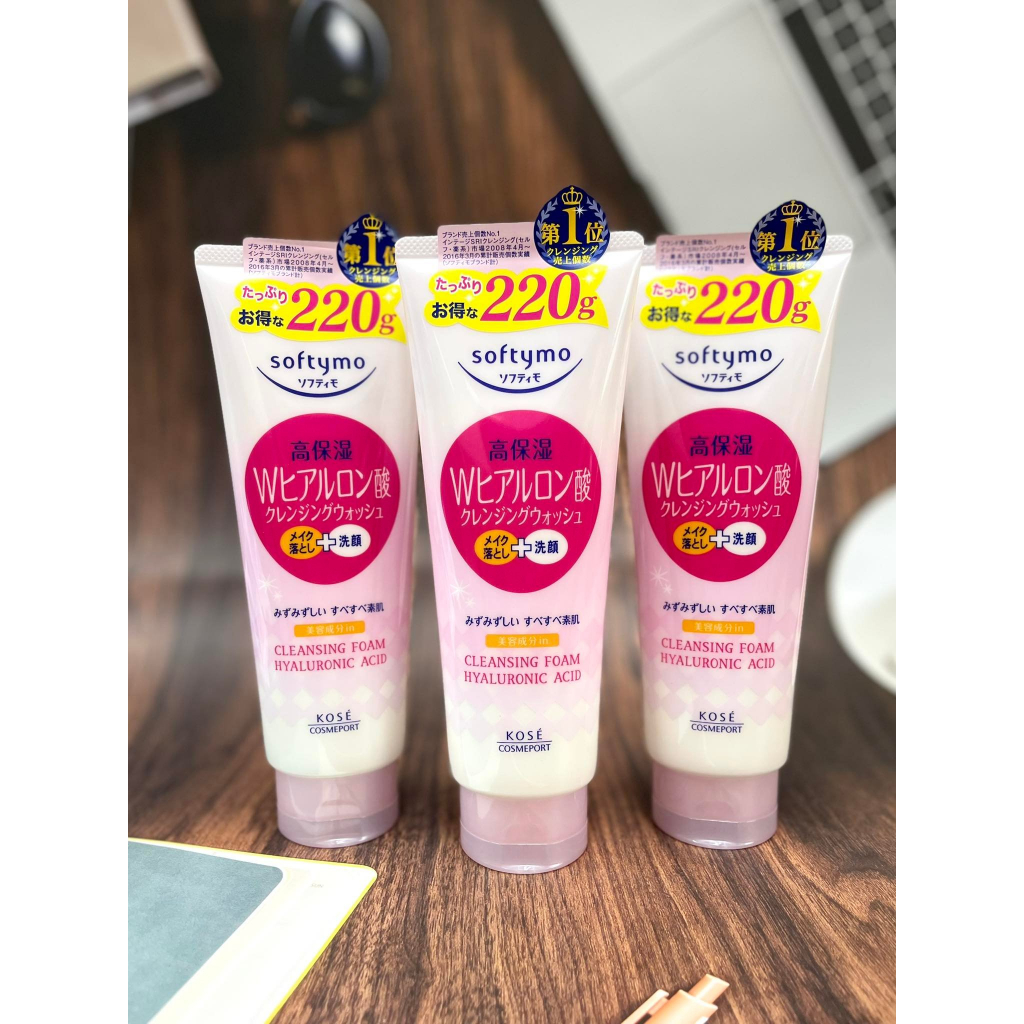 Sữa rửa mặt Kose Softymo Nội Địa Nhật Bản 220g