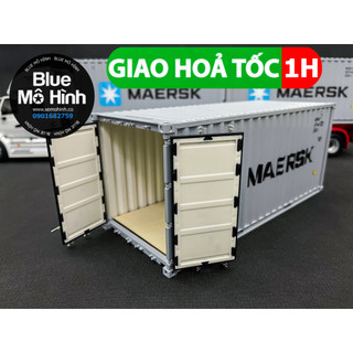 Mô hình container thùng Maersk xe đầu kéo 1:24