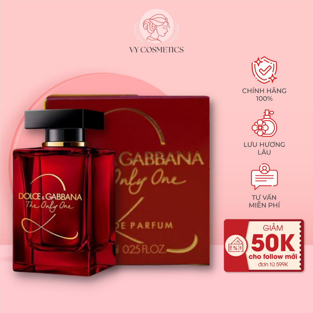 Nước hoa nữ Dolce & Gabbana The Only One 2 EDP 7.5ml - Vy Cosmetics