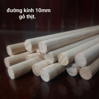 Thanh gỗ tròn đường kính 10mm