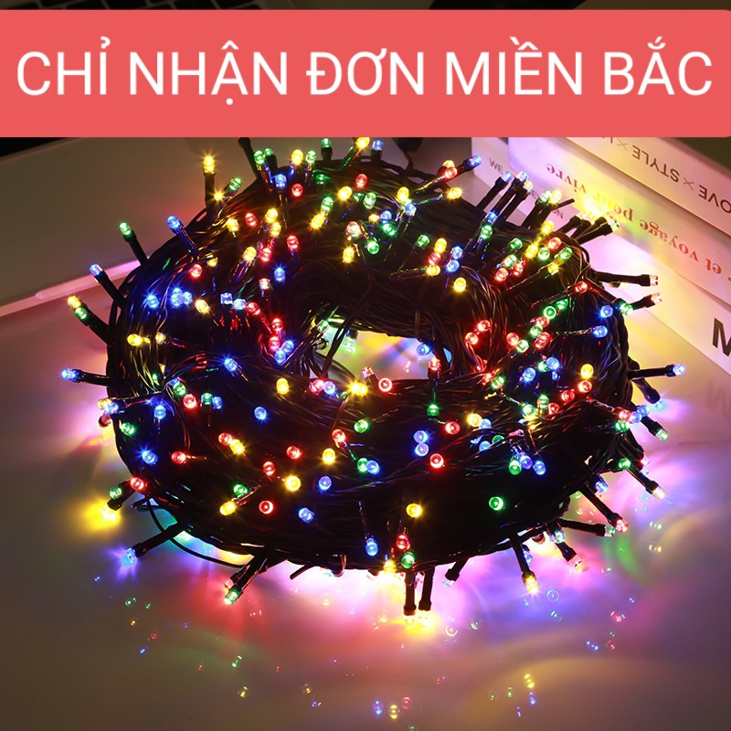 Bộ Đèn Nháy 50M Kim Cương, Dây Led 50M Trang Trí Tiểu Cảnh