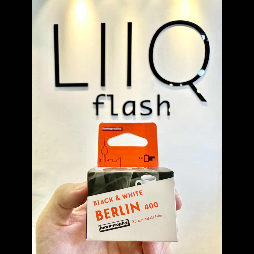 Phim Lomography Berlin Kino ISO 400, Đen Trắng B&W, 135/35mm x 36 Kiểu, In Date Cho Máy Chụp Ảnh Film - LIIQ Flash