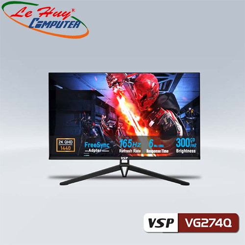 Màn hình máy tính VSP VG274Q 27inch 2K QHD 165Hz 6ms VA | BigBuy360 - bigbuy360.vn