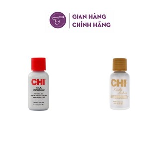 Dưỡng tóc CHI Silk Infusion và Keratin Infusion phục hồi, làm mượt tóc 15ml
