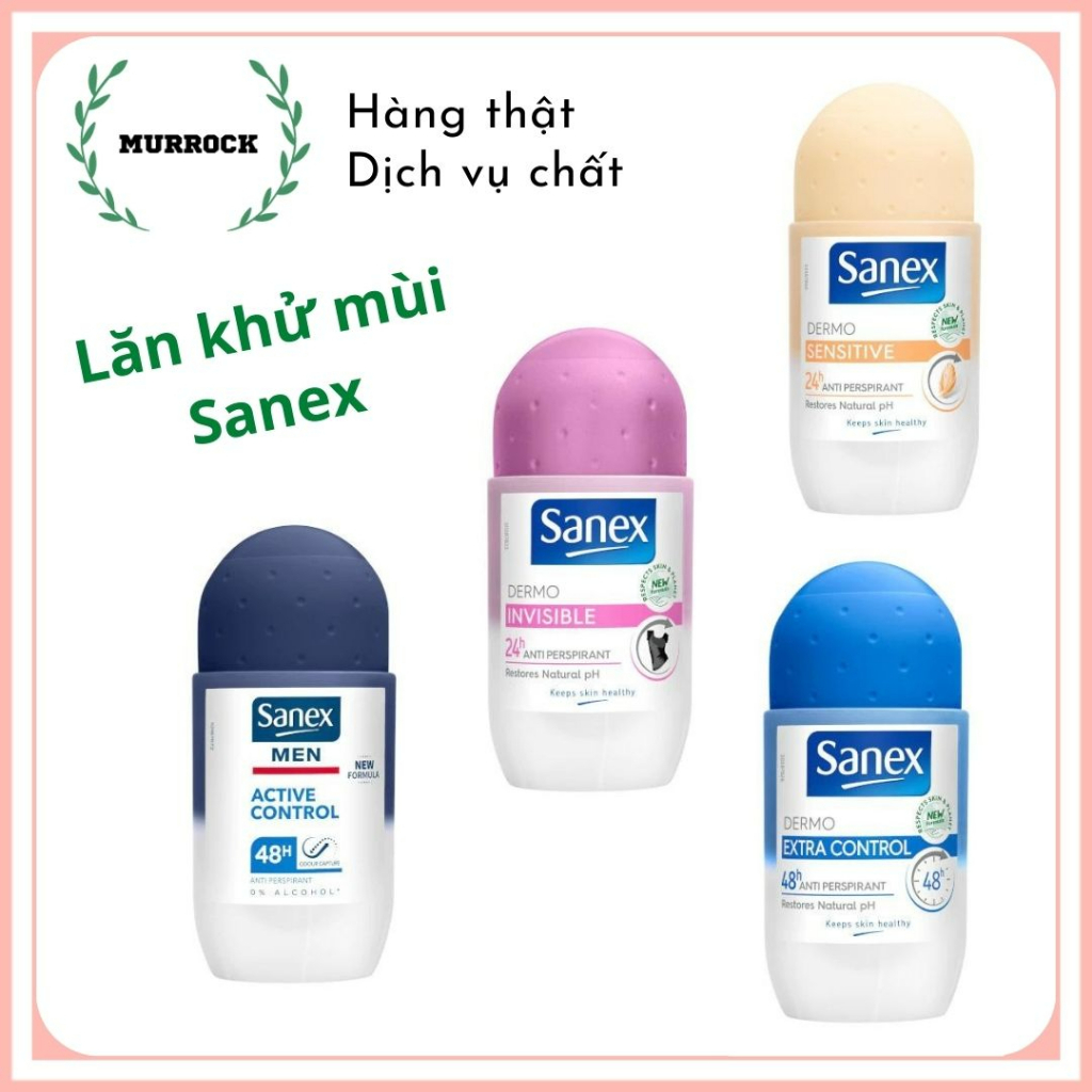 Lăn khử mùi Sanex 50ml UK Anh Quốc