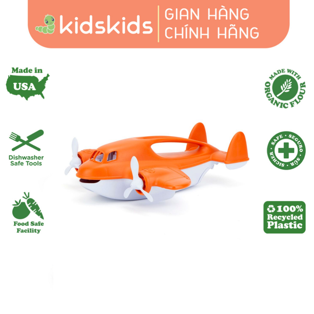 Đồ Chơi Máy Bay Chữa Cháy Green Toys Cho Bé Từ 6 Tháng - 6 Tuổi