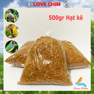 Hạt kê cho chim gáy, Yến Phụng, Vẹt 500gr kê đỏ, vàng - Thức ăn cho vẹt, chim gáy, yến phụng
