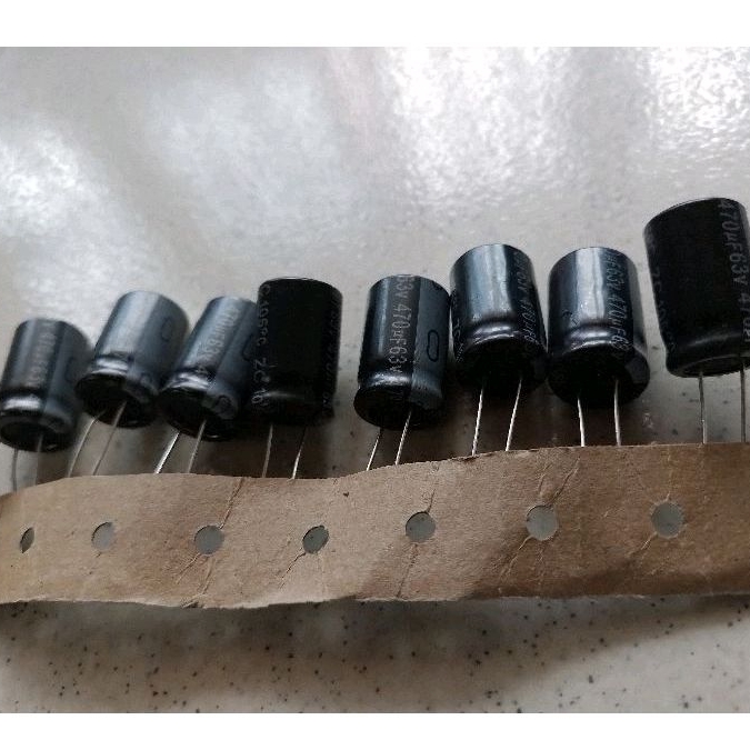 50 con Tụ 470uf/63v cho mạch công suất âm thanh ....