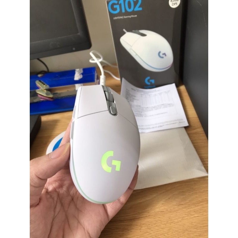 Chuột gaming có dây logitech G102 - 8000DPI - led RGB