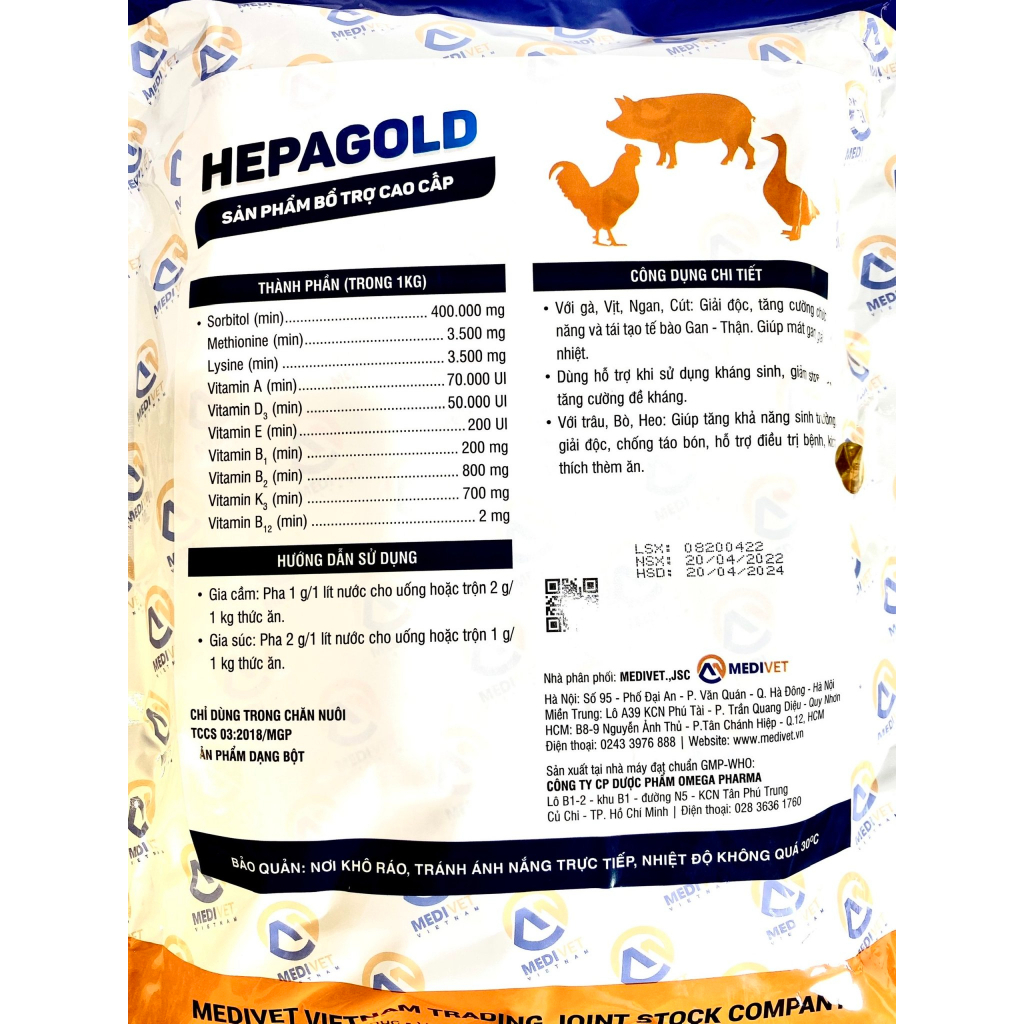 Combo 5lọ Coli EF Tieu chay phan trắng, phan xanh, trên ga đá, heo vat nuôi